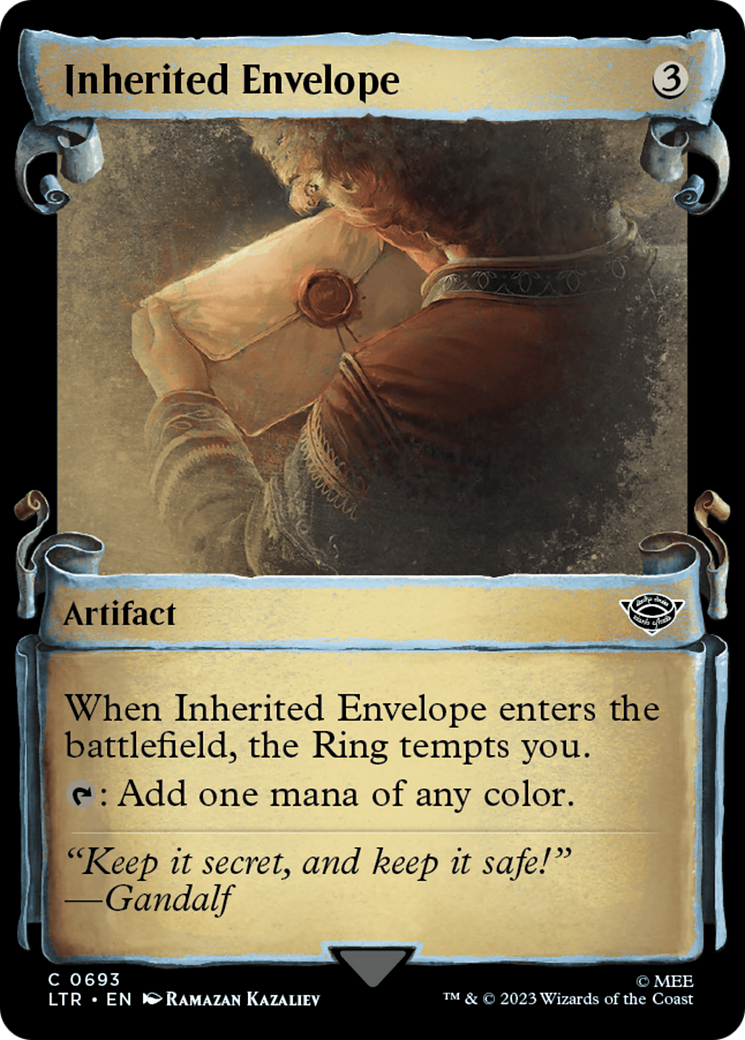 Inherited Envelope [The Lord of the Rings: Tales of Middle-Earth Showcase Scrolls] | Tables and Towers