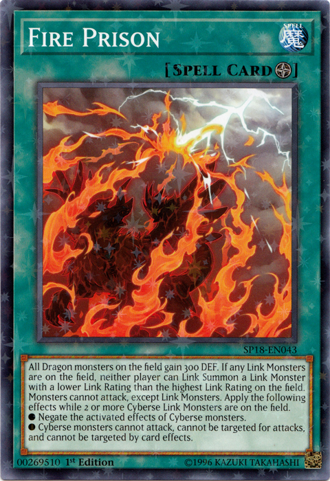 Fire Prison [SP18-EN043] Starfoil Rare | Tables and Towers