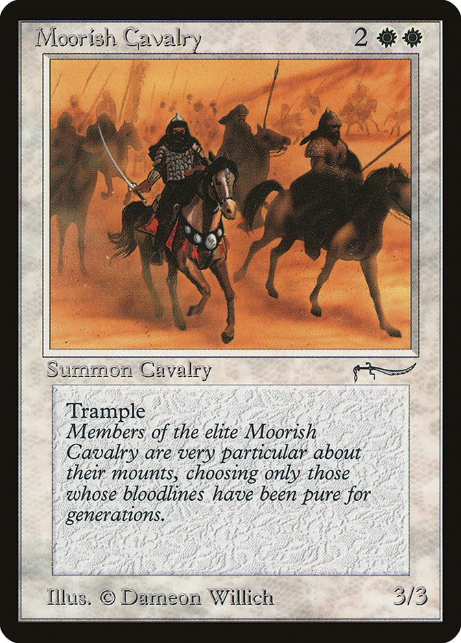 Moorish Cavalry (Light Mana Cost) [Arabian Nights] | Tables and Towers