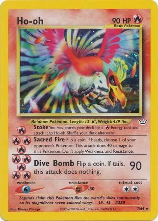 Ho-oh (7/64) [Neo Revelation Unlimited] | Tables and Towers