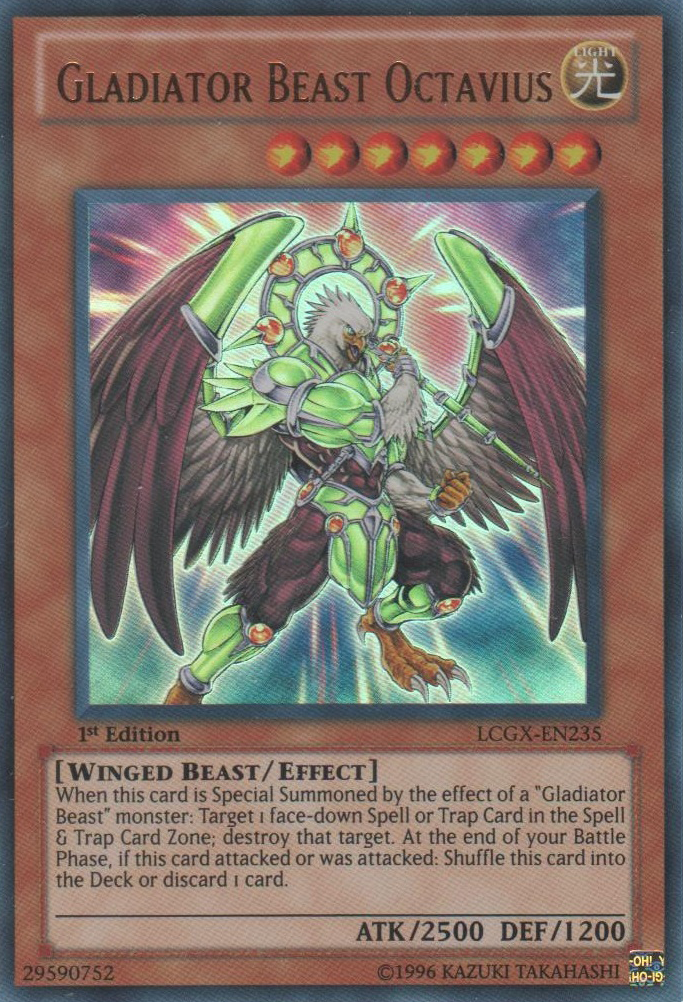 Gladiator Beast Octavius [LCGX-EN235] Ultra Rare | Tables and Towers