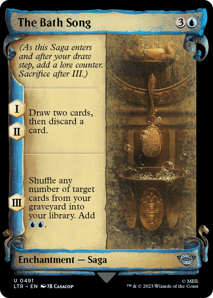 The Bath Song [The Lord of the Rings: Tales of Middle-Earth Showcase Scrolls] | Tables and Towers