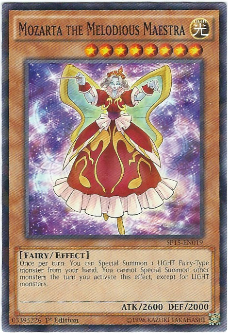 Mozarta the Melodious Maestra [SP15-EN019] Shatterfoil Rare | Tables and Towers