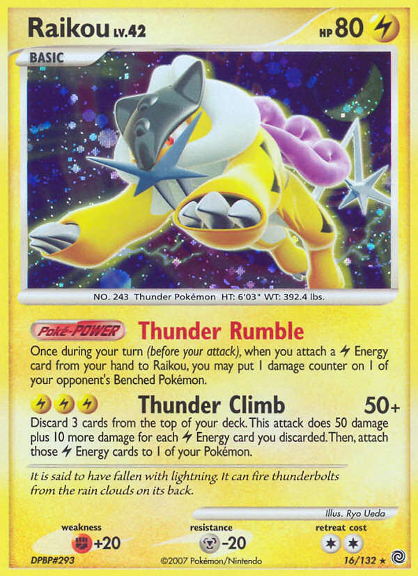 Raikou (16/132) [Diamond & Pearl: Secret Wonders] | Tables and Towers