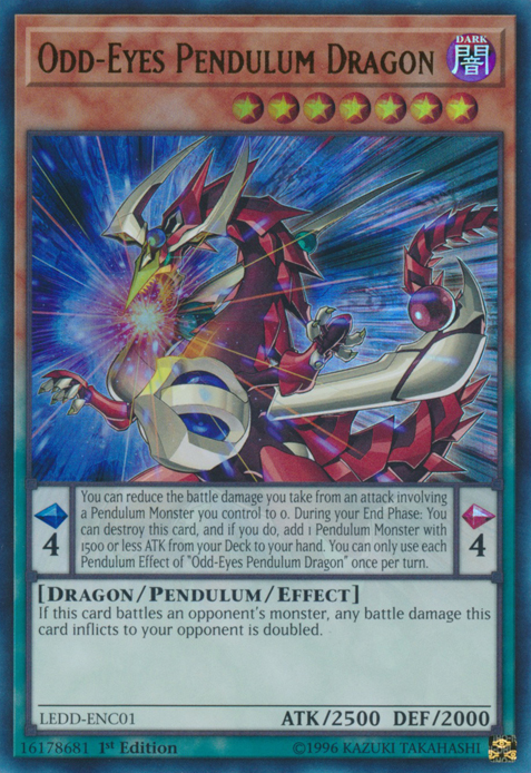 Odd-Eyes Pendulum Dragon [LEDD-ENC01] Ultra Rare | Tables and Towers