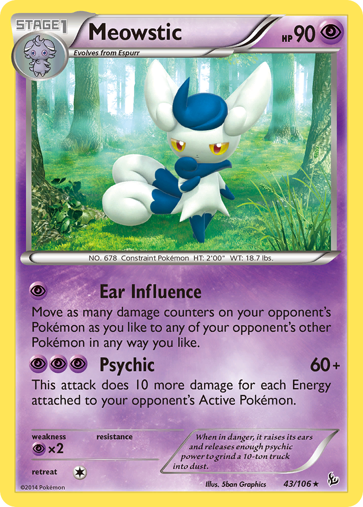 Meowstic (43/106) [XY: Flashfire] | Tables and Towers