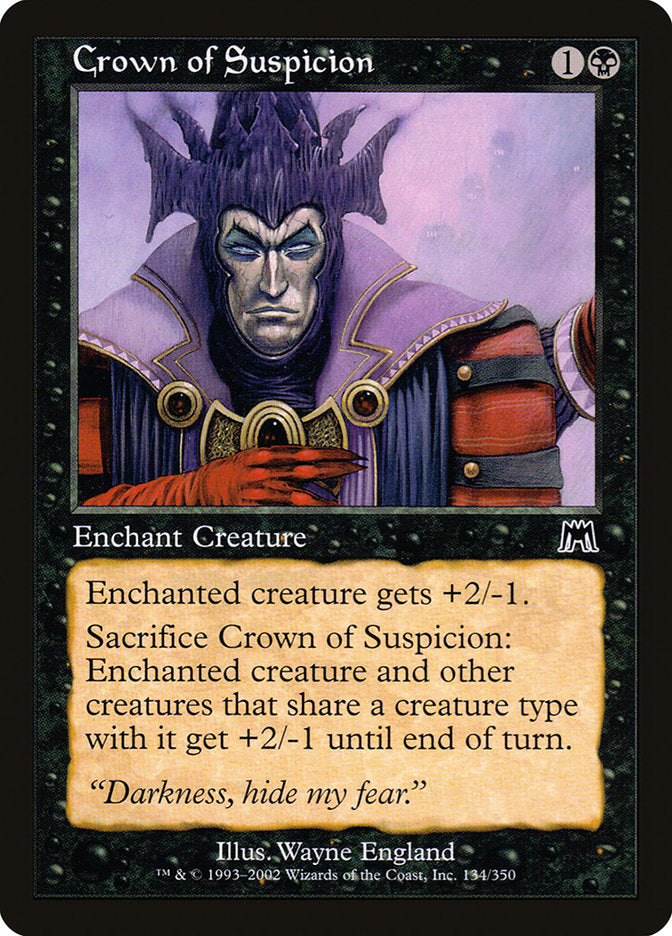 Crown of Suspicion [Onslaught] | Tables and Towers