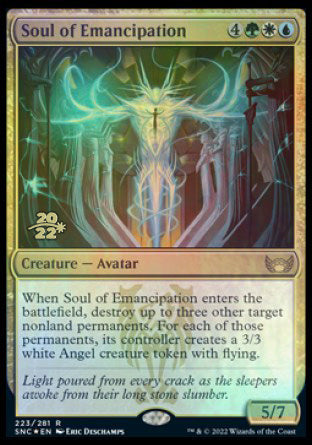 Soul of Emancipation [Streets of New Capenna Prerelease Promos] | Tables and Towers