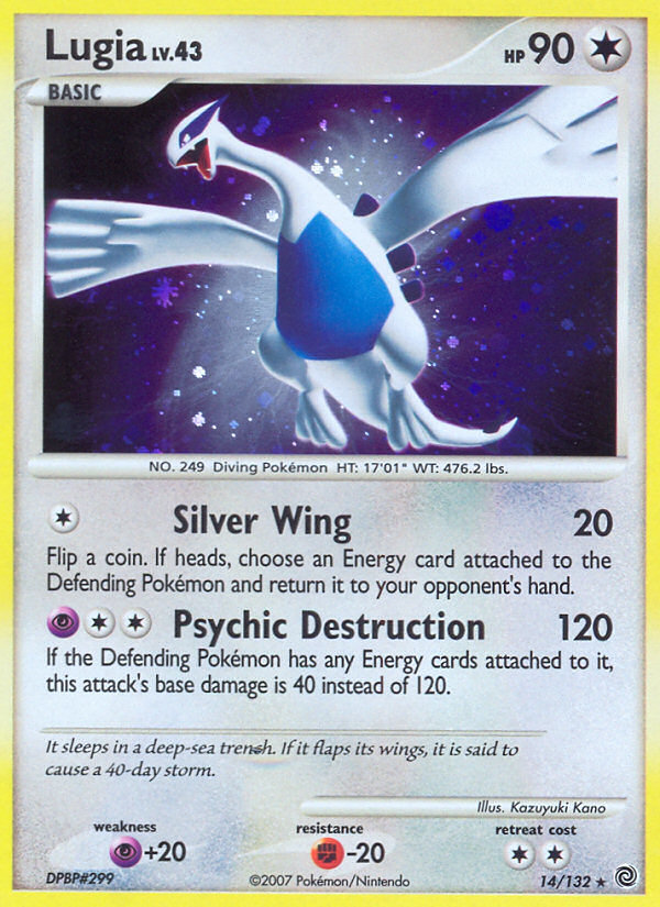 Lugia (14/132) [Diamond & Pearl: Secret Wonders] | Tables and Towers