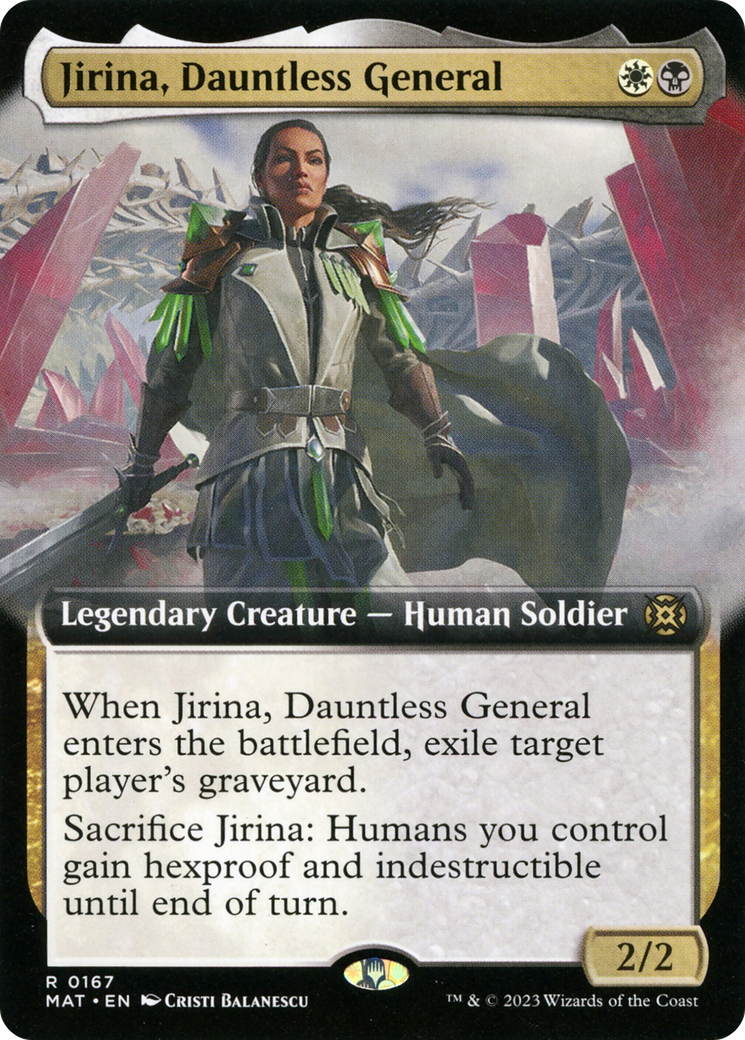 Jirina, Dauntless General (Extended Art) [March of the Machine: The Aftermath] | Tables and Towers