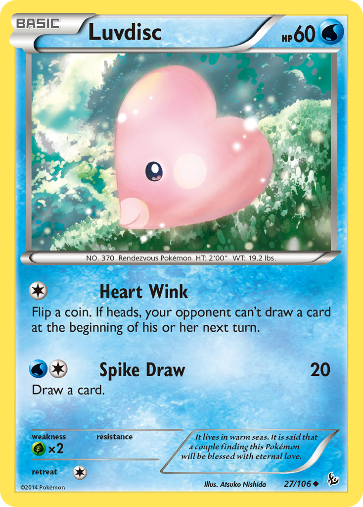 Luvdisc (27/106) [XY: Flashfire] | Tables and Towers