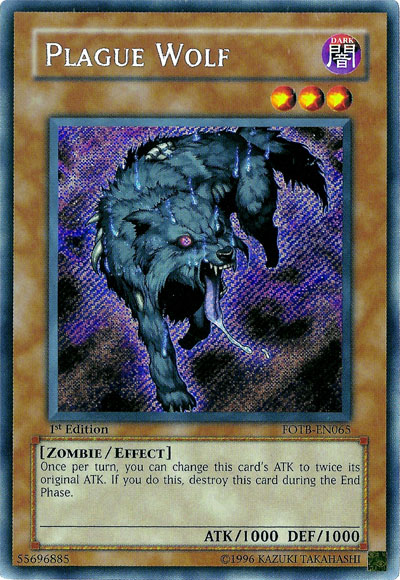 Plague Wolf [FOTB-EN065] Secret Rare | Tables and Towers