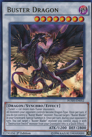 Buster Dragon [BOSH-EN052] Ultra Rare | Tables and Towers