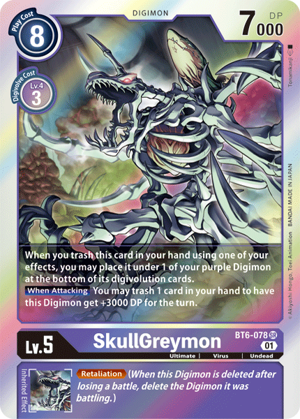 SkullGreymon [BT6-078] [Double Diamond] | Tables and Towers