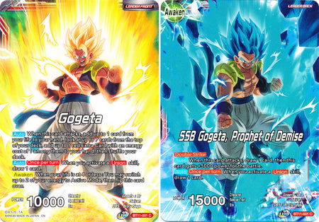 Gogeta // SSB Gogeta, Prophet of Demise (BT11-001) [Vermilion Bloodline 2nd Edition] | Tables and Towers