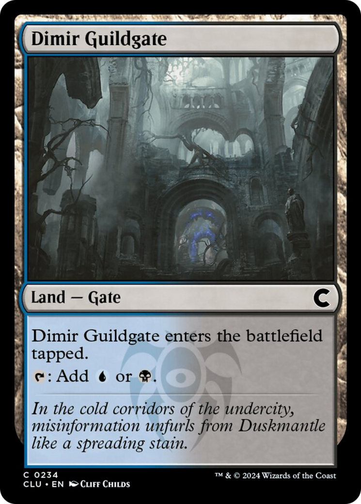 Dimir Guildgate [Ravnica: Clue Edition] | Tables and Towers