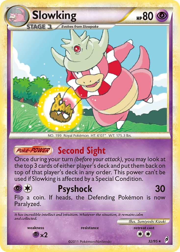 Slowking (32/95) [HeartGold & SoulSilver: Call of Legends] | Tables and Towers