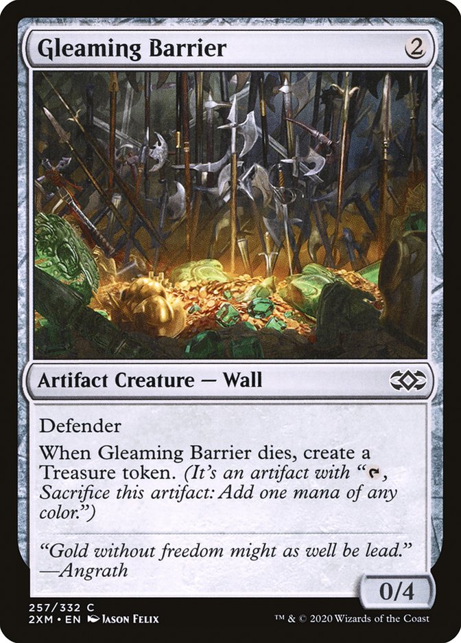 Gleaming Barrier [Double Masters] | Tables and Towers