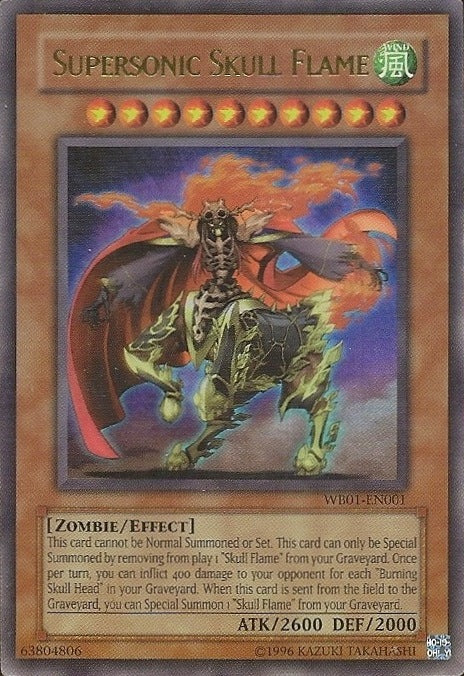 Supersonic Skull Flame [WB01-EN001] Super Rare | Tables and Towers