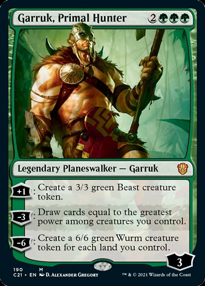 Garruk, Primal Hunter [Commander 2021] | Tables and Towers