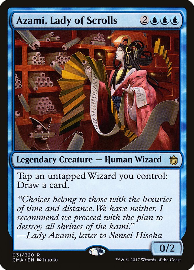 Azami, Lady of Scrolls [Commander Anthology] | Tables and Towers