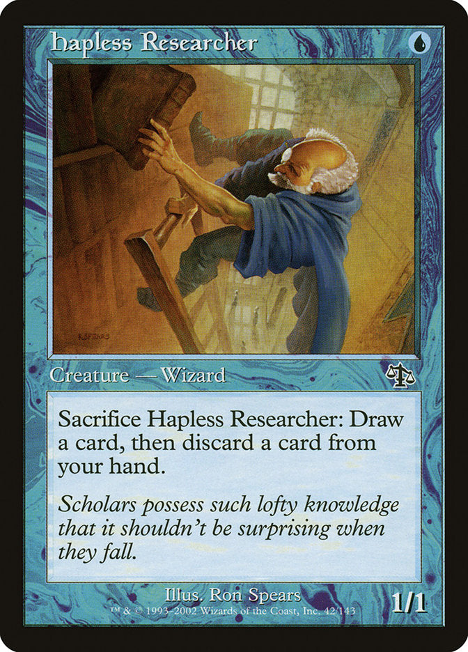 Hapless Researcher [Judgment] | Tables and Towers