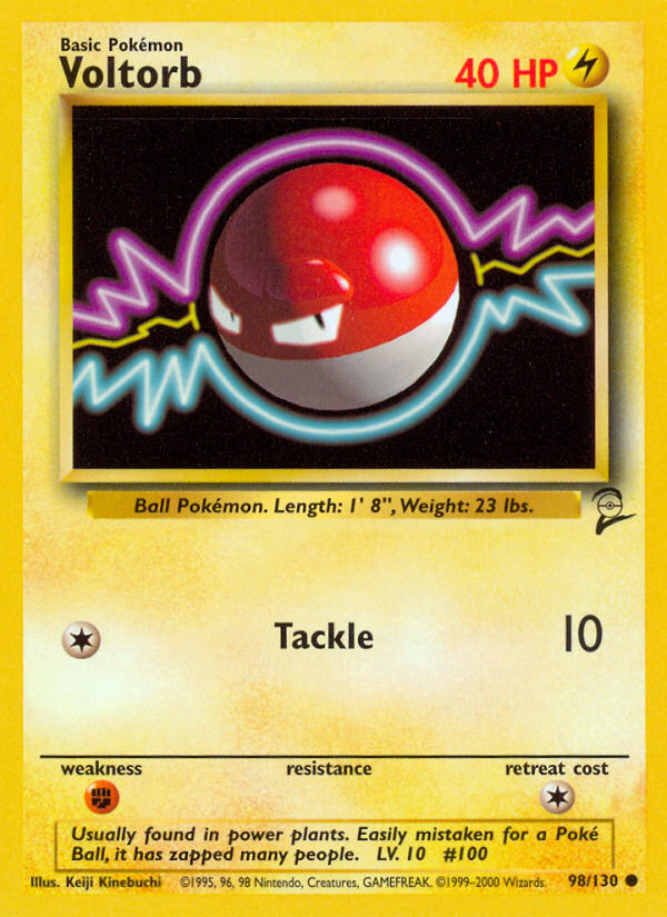 Voltorb (98/130) [Base Set 2] | Tables and Towers