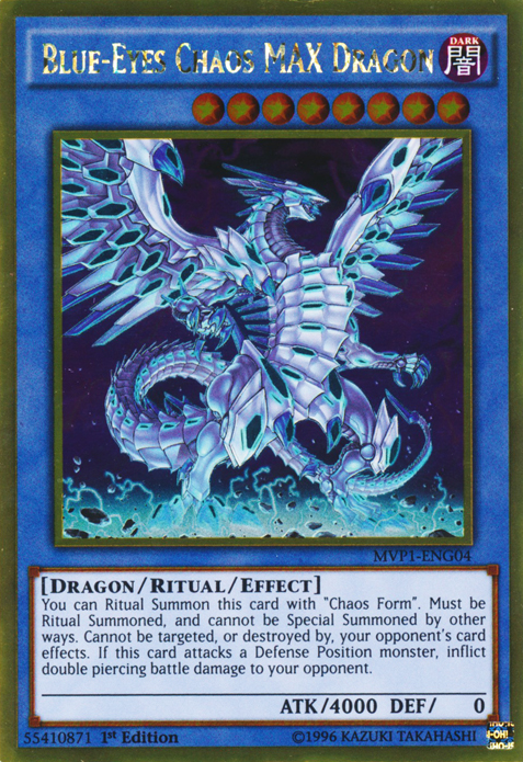 Blue-Eyes Chaos MAX Dragon [MVP1-ENG04] Gold Rare | Tables and Towers