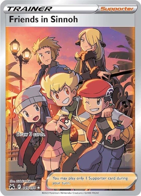 Friends in Sinnoh (149/159) (Full Art) [Sword & Shield: Crown Zenith] | Tables and Towers