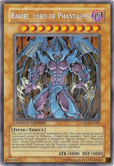 Raviel, Lord of Phantasms [CT03-EN003] Secret Rare | Tables and Towers