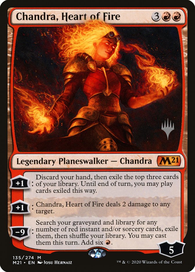 Chandra, Heart of Fire (Promo Pack) [Core Set 2021 Promos] | Tables and Towers