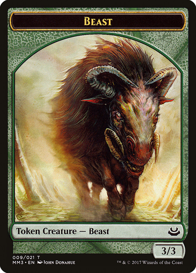 Beast Token (009/021) [Modern Masters 2017 Tokens] | Tables and Towers