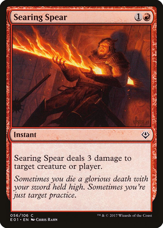 Searing Spear [Archenemy: Nicol Bolas] | Tables and Towers