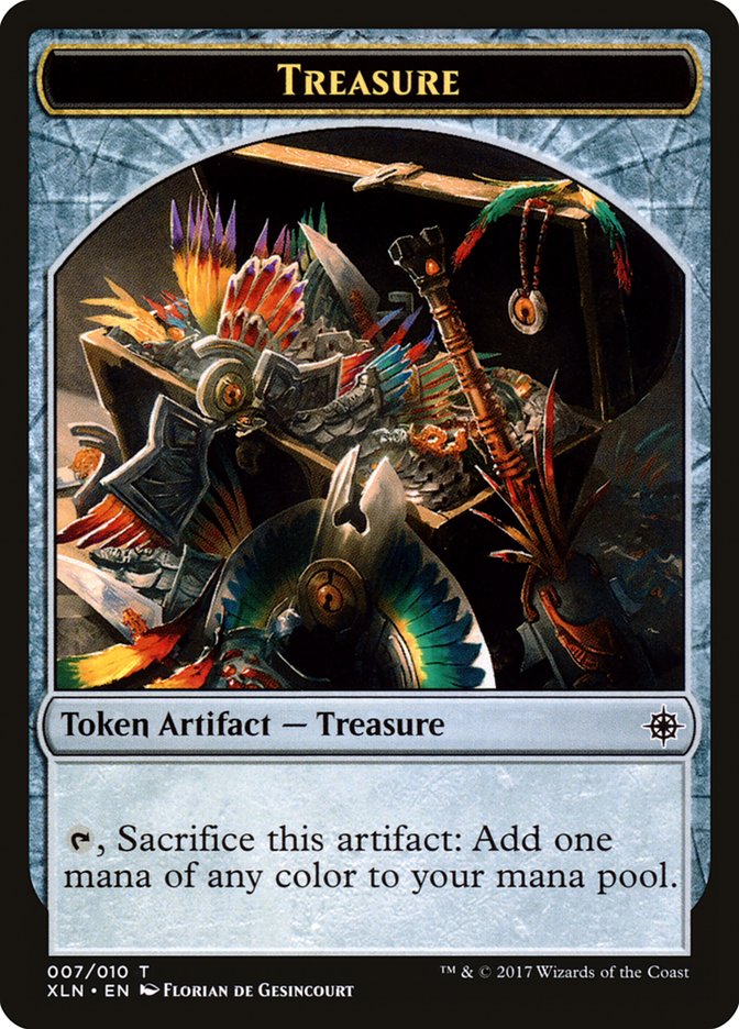 Treasure Token (007/010) [Ixalan Tokens] | Tables and Towers