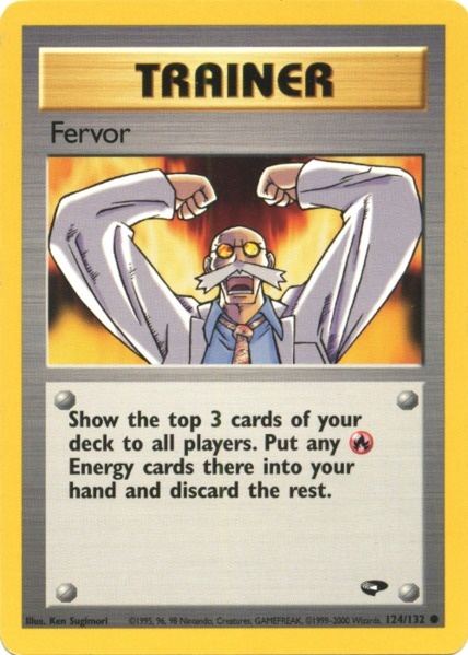 Fervor (124/132) [Gym Challenge Unlimited] | Tables and Towers