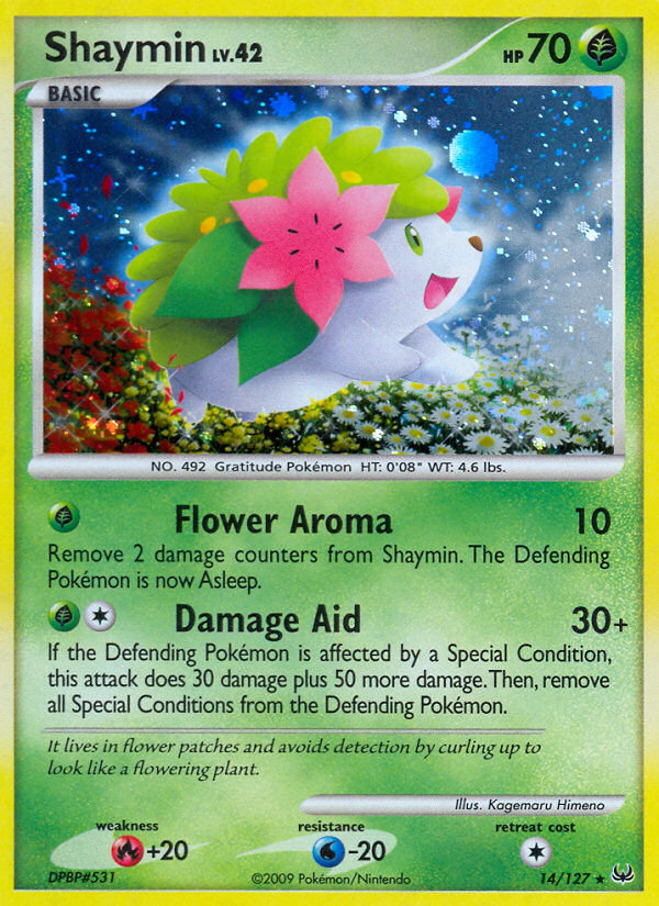 Shaymin (14/127) [Platinum: Base Set] | Tables and Towers