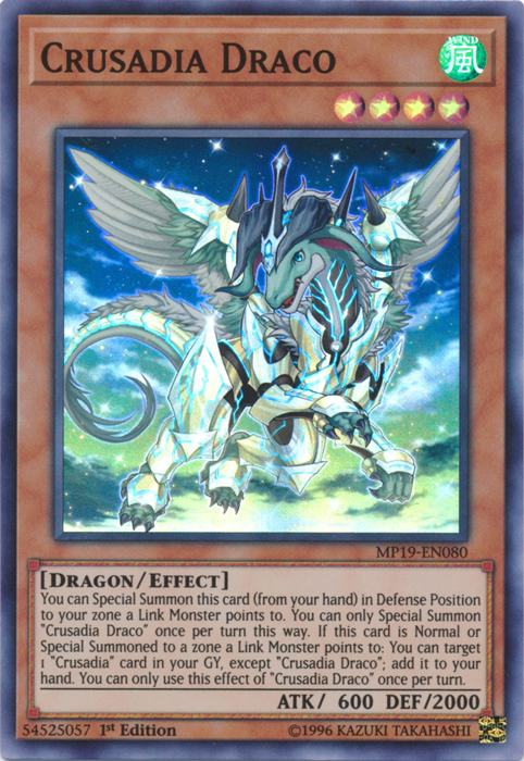 Crusadia Draco [MP19-EN080] Super Rare | Tables and Towers