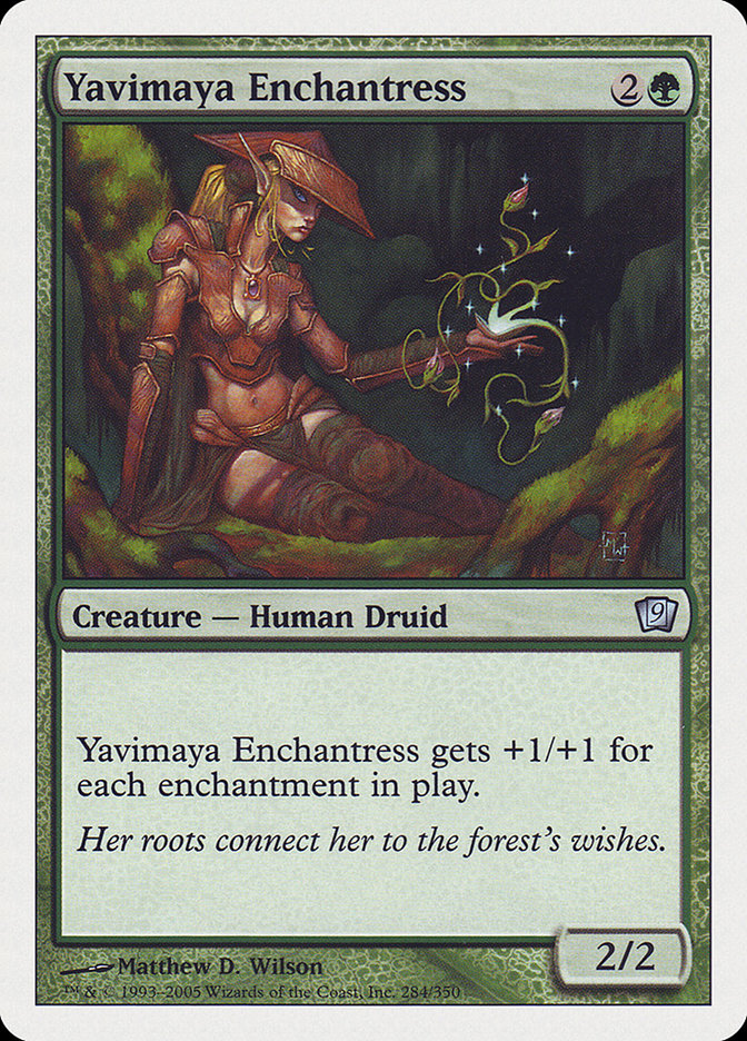 Yavimaya Enchantress [Ninth Edition] | Tables and Towers