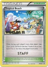 Tropical Beach (BW28) (Staff) [Black & White: Black Star Promos] | Tables and Towers