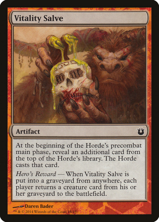 Vitality Salve [Born of the Gods Battle the Horde] | Tables and Towers