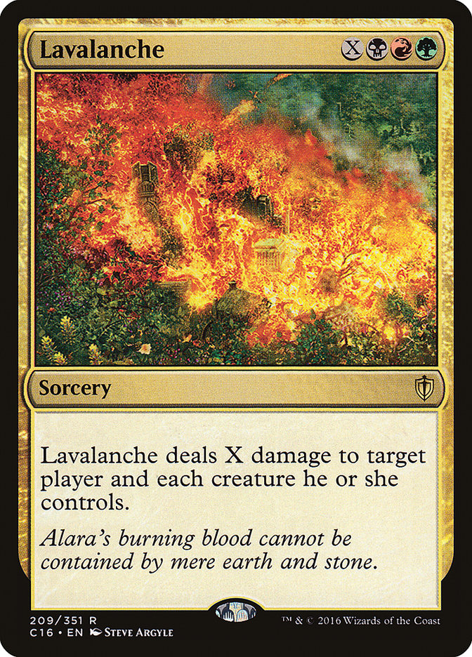 Lavalanche [Commander 2016] | Tables and Towers