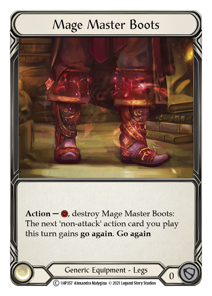 Mage Master Boots [1HP357] (History Pack 1) | Tables and Towers