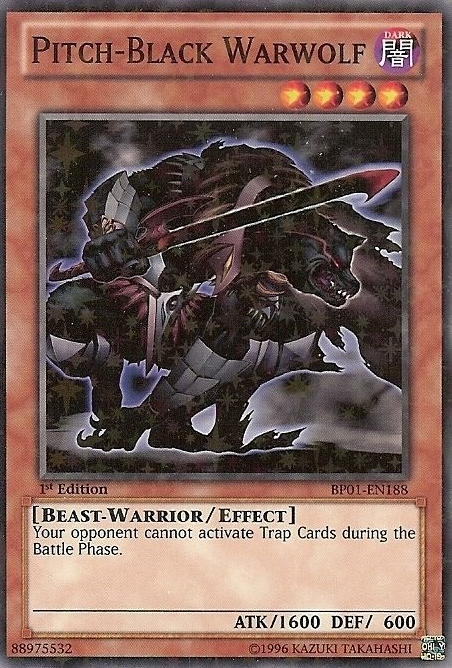 Pitch-Black Warwolf [BP01-EN188] Starfoil Rare | Tables and Towers