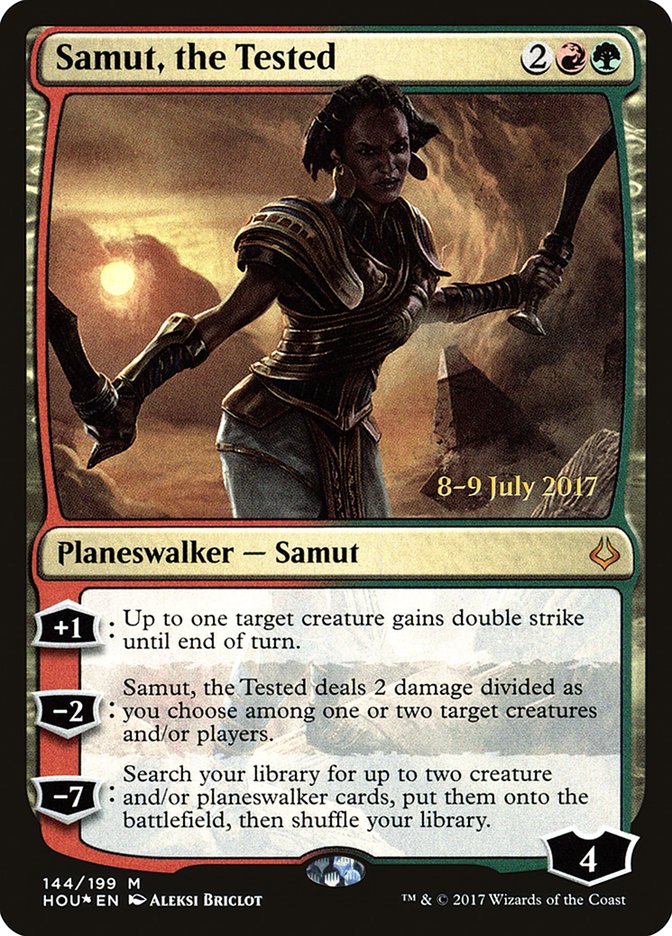 Samut, the Tested [Hour of Devastation Prerelease Promos] | Tables and Towers