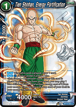 Tien Shinhan, Energy Fortification (Common) (BT13-045) [Supreme Rivalry] | Tables and Towers