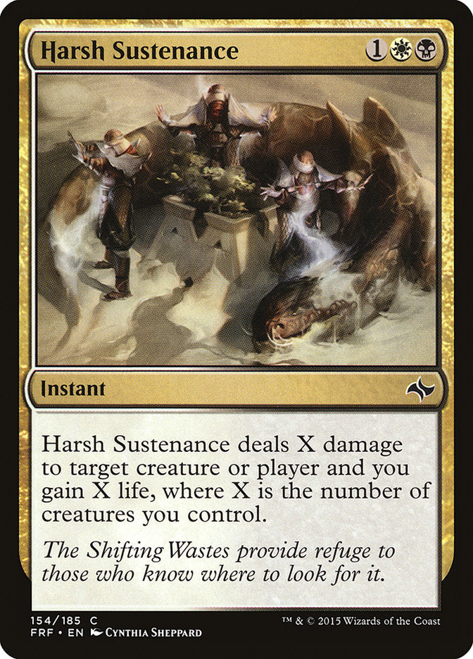 Harsh Sustenance [Fate Reforged] | Tables and Towers