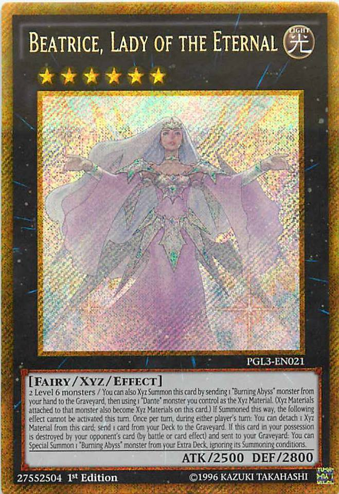 Beatrice, Lady of the Eternal [PGL3-EN021] Gold Secret Rare | Tables and Towers