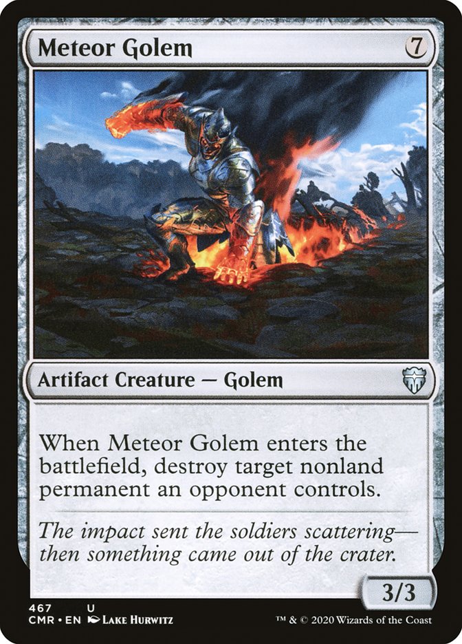 Meteor Golem (467) [Commander Legends] | Tables and Towers