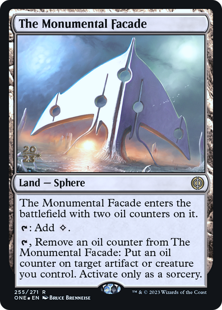 The Monumental Facade [Phyrexia: All Will Be One Prerelease Promos] | Tables and Towers