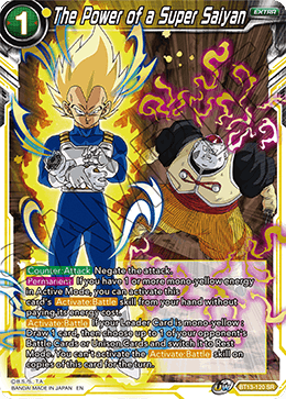 The Power of a Super Saiyan (BT13-120) [Supreme Rivalry] | Tables and Towers